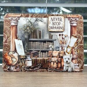 Handmade “Never Stop Believing” Inspirational Greeting Card